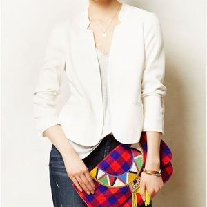 Anthropologie Post Draped Blazer Size 10